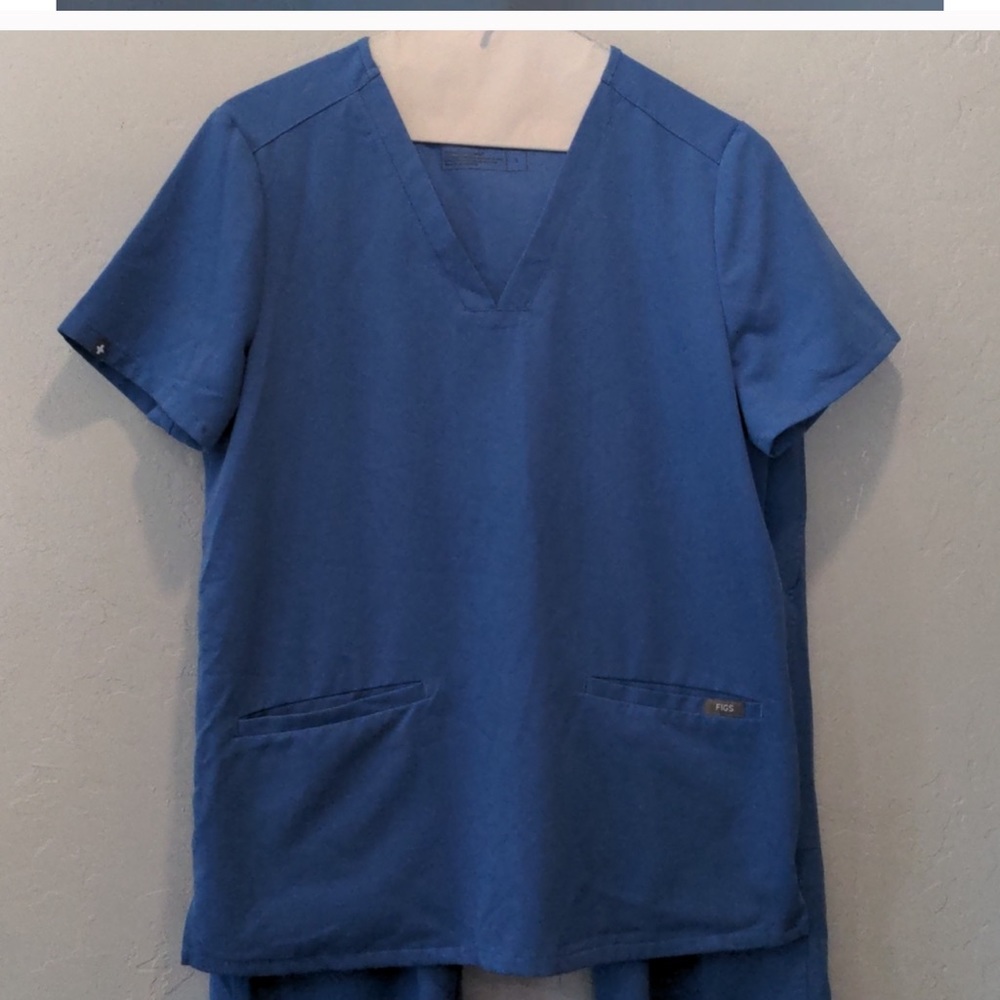 FIGS CASMA/KARA LIGHT BLUE SCRUB SET